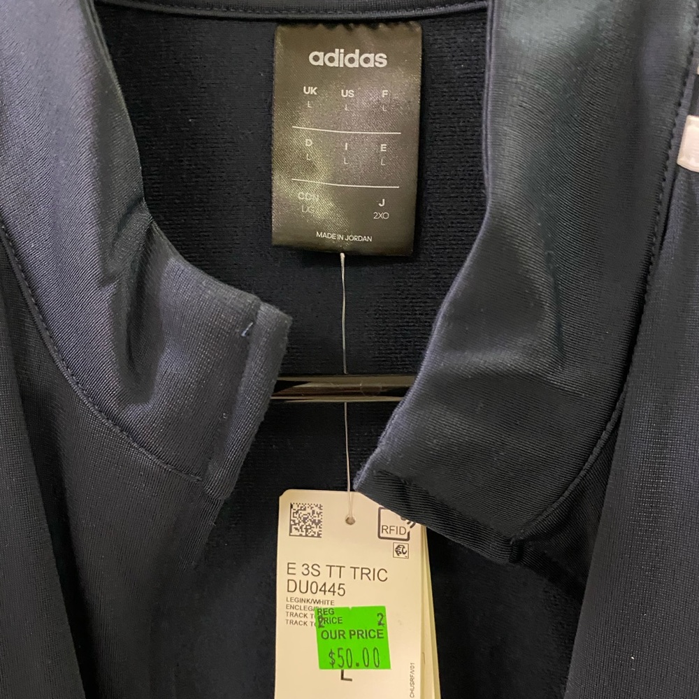 Adidas men’s jacket, NWT